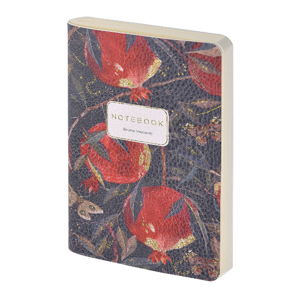 Тетрадь 60л А6 линейка/сшивка "Гранат" иск. кожа, рис 7-60-1316/06 Bruno Visconti