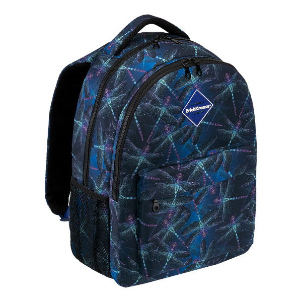 Рюкзак Erich Krause "EasyLine 20L Неоновые стрекозы" 2отд., 3 карм., 44*33*23см 54737
