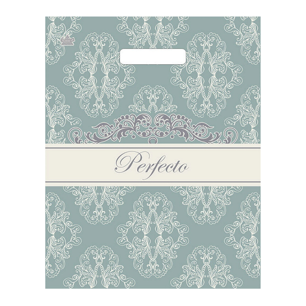 Пакет полиэтиленовый 30*37см "Перфекто Авантюрин" 90мкм, вырубная ручка н00278152 ТикоПластик