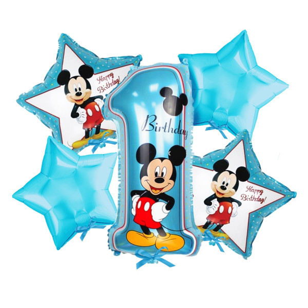 Набор шаров "Happy Birthday. Микки Маус" 5шт 4617340 Disney