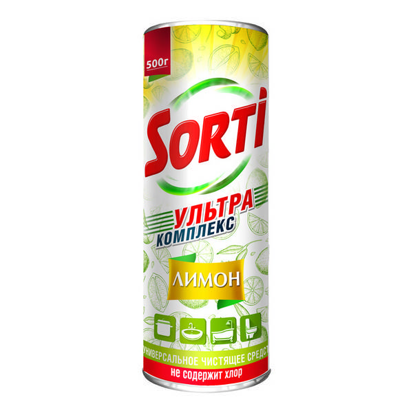 Чистящий порошок Sorti "Лимон" 500г 89-6