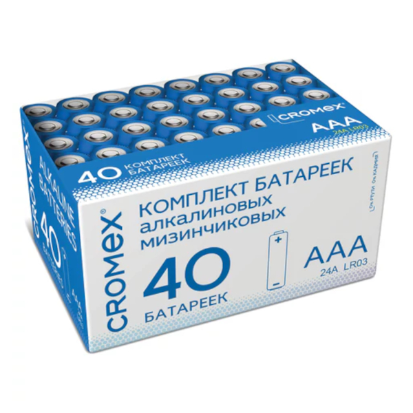 Батарейка Cromex AAA/LR3, алкалиновая 455596 (шт)