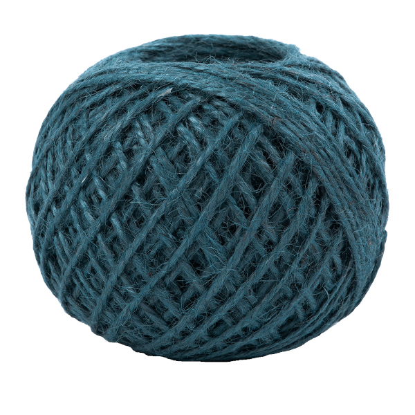 Шпагат джутовый Gamma 1100текс, 100м, клубок, синий ШД6