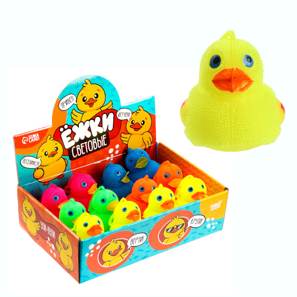 Игрушка "Ежка световой. Утята" ассорти 10107366 Funny toys