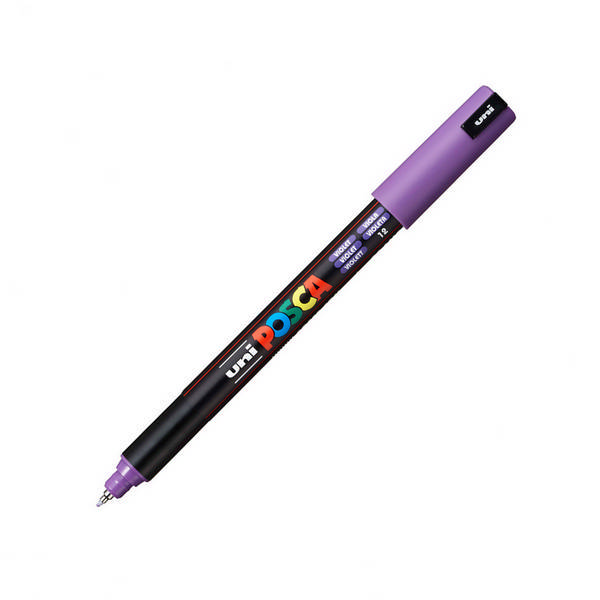 Маркер для графики на водн. основе UNI Posca PC-1MR/фиолетовый/игольчатый/0,7мм 149665