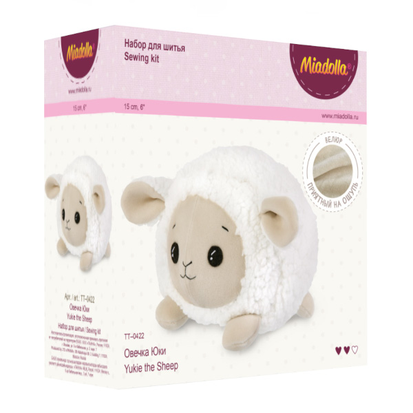 Набор для изготовления игрушки Miadolla "Овечка Юки" TT-0422