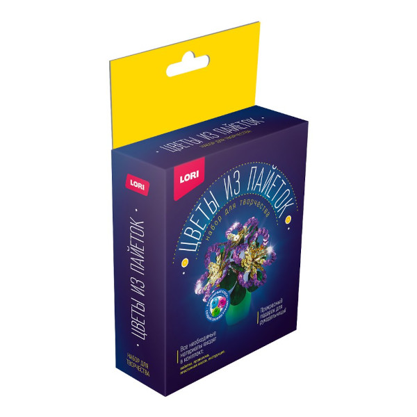 Набор для творчества Lori "Виола" цветы из пайеток Цв-036