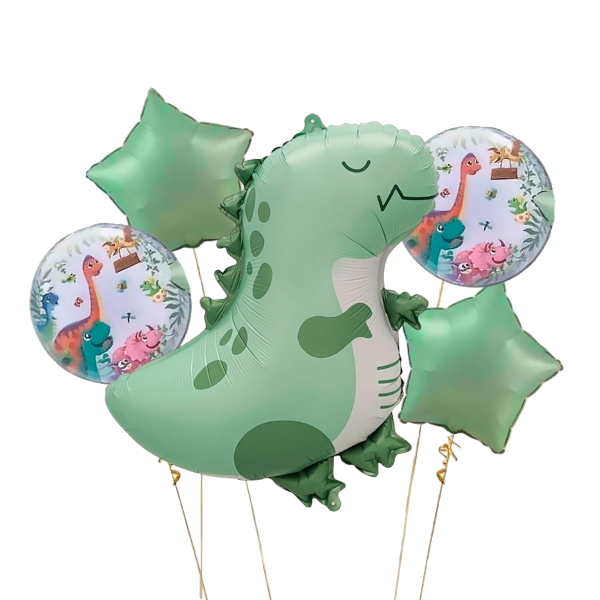 Набор шаров "Динозаврик" 5шт 10880814 Страна Карнавалия
