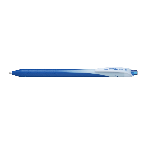 Ручка гелевая автомат. 0,7мм, синий, синий корп. "EnerGel Colour" BL437-C Pentel