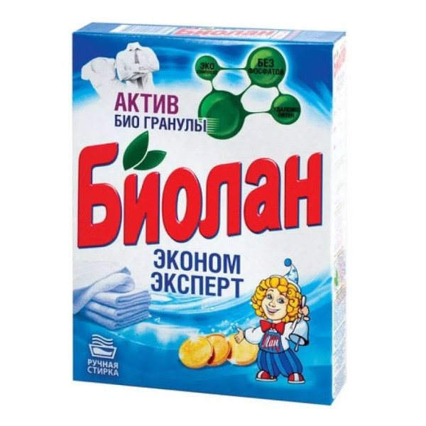 Стиральный порошок 350г Биолан "Эконом Эксперт" руч. стирка 753-4