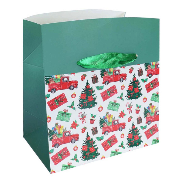 Пакет-коробка 15*11*9см "Машинка с подарками" ППК-2990 Миленд