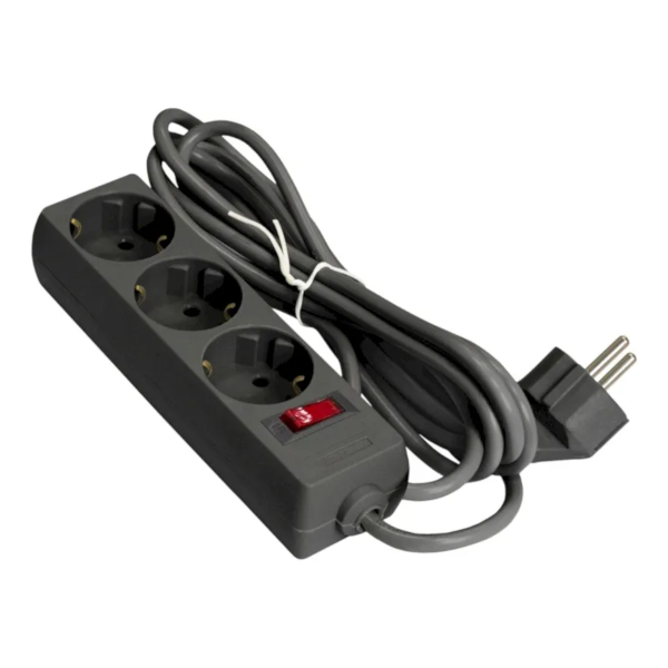 Фильтр сетевой 3 розетки, 5м, черный SP-3-5B EX221182RUS ExeGate