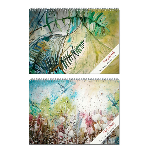 Скетчбук для акварели А3 20л, 200г/м2, гребень, ассорти 2729/871152 Полином