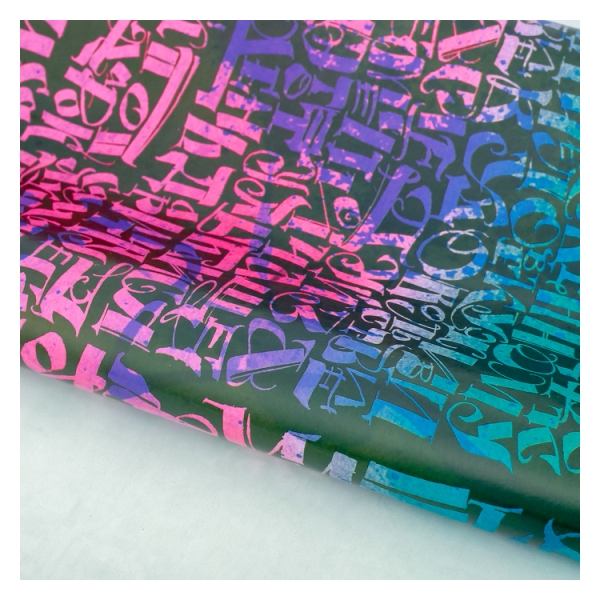 Бумага упаковочная глянцевая 70*100см "Ассорти" 