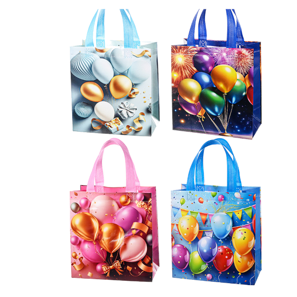 Пакет неткан.мат-л 23*22*11см "Праздник" ассорти M-8274 MAZARI ТМ