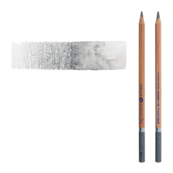 Карандаш акварельный Невская палитра "Белые ночи" №822 (графитовый) круглый, дерево 158-822