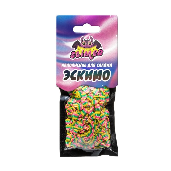 Слайм JOLLY JOT с наполнителями МИКС 140гр, ассорти 665950