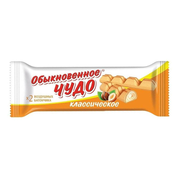 Батончик вафельный "Обыкновенное чудо. Классическое" 40гр 56942 Славянка