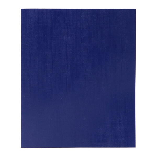 Тетрадь 48л А5 клетка "Синяя" бумвинил, синий 15-7676 Workmate