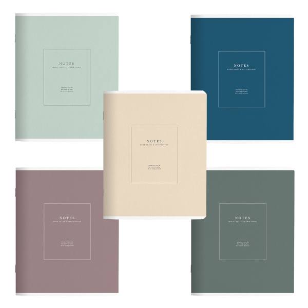 Тетрадь 18л А5 линейка "Notes" картон, ассорти N4747 Be Smart