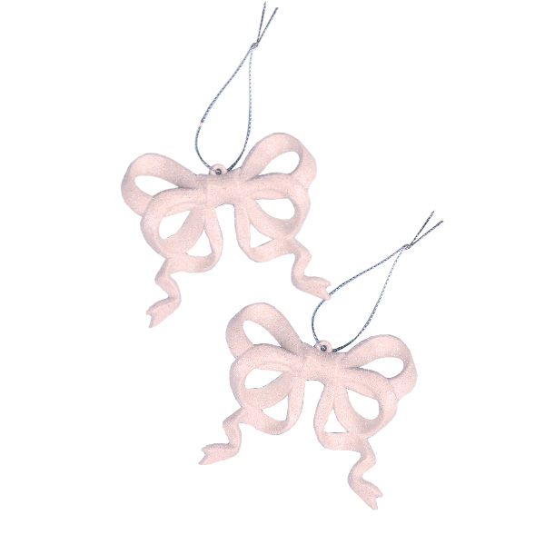 Украшение подвесное Миленд "Бантики" 9*8см, 2шт, акрил НУ-5021