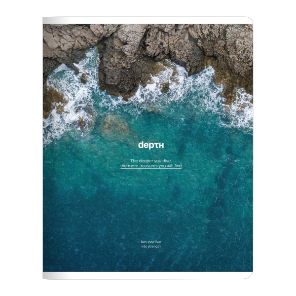 Тетрадь 48л А5 клетка "Ocean. Глубина" картон, рисунок N5356 Be Smart