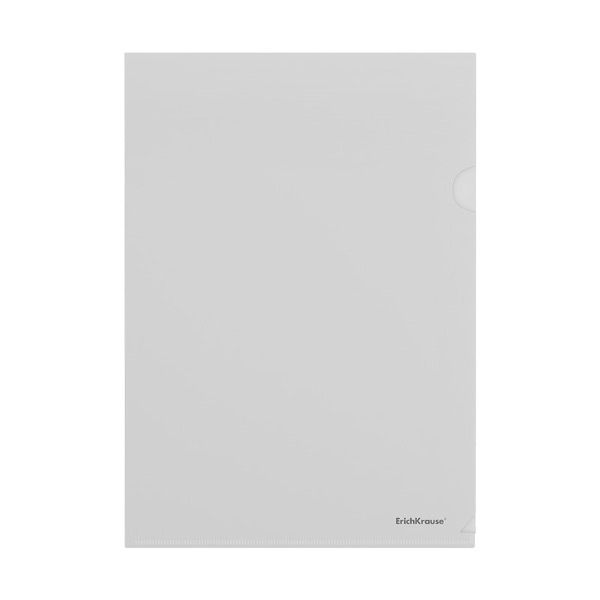 Папка-уголок А4, 1отд., 120мкм, прозрачная "Fizzy Clear" 50150 Erich Krause