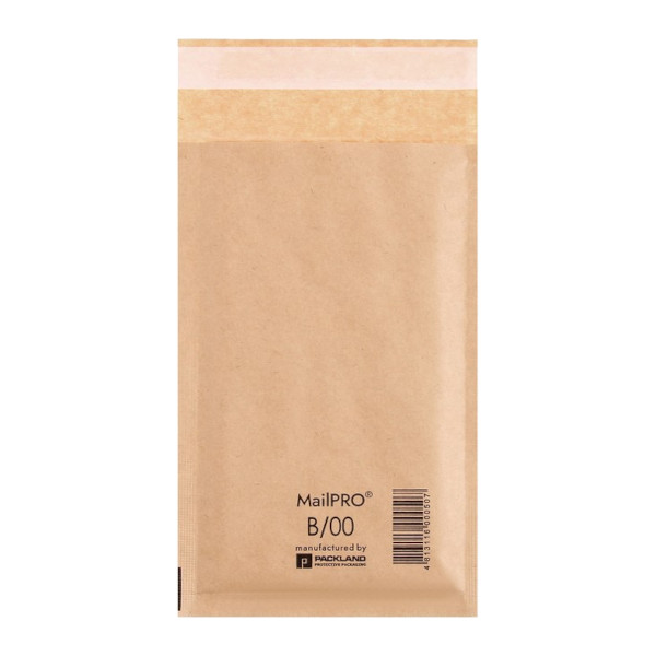 Пакет почтовый 120*210мм без окна, стрип, крафт+воздушно-пузыр. плёнка B/00 Kraft Calligrata