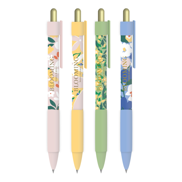 Ручка шар. автомат. 0,7мм, синий, ассорти корп. "Feeling" BSBP015-case-MIX/Feeling Be Smart