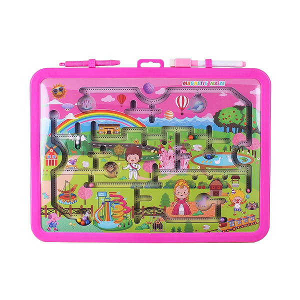 Доска для рис. Darvish 2 в 1 32*26см+игра лабиринт+ручка+маркер+магнит DV-10254