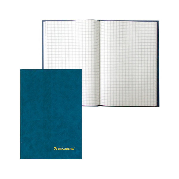 Книга Учета 208л А4 клетка, офсет, бумвинил 130184 Brauberg