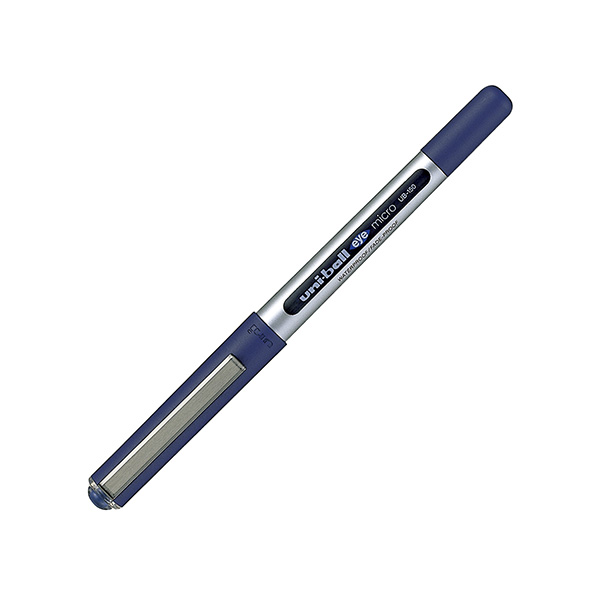 Роллер 0,5мм, синий, корп. серебро/синий "Uni-Ball Eye UB-150" 71170