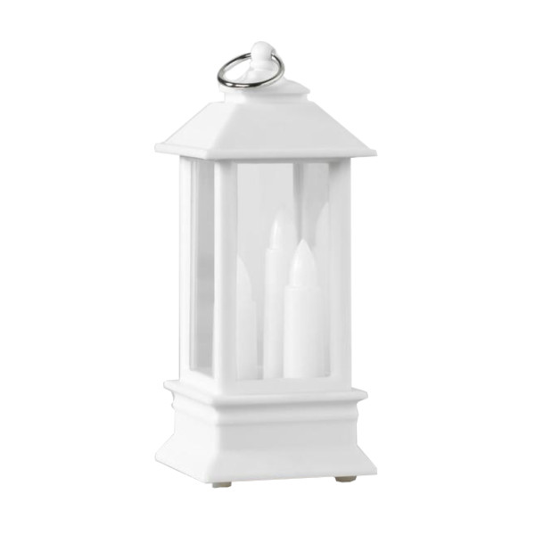 Фигура светодиодная "Белый фонарь со свечками" 13*5,5*5,5см, AG13 4843938 Luazon Lighting
