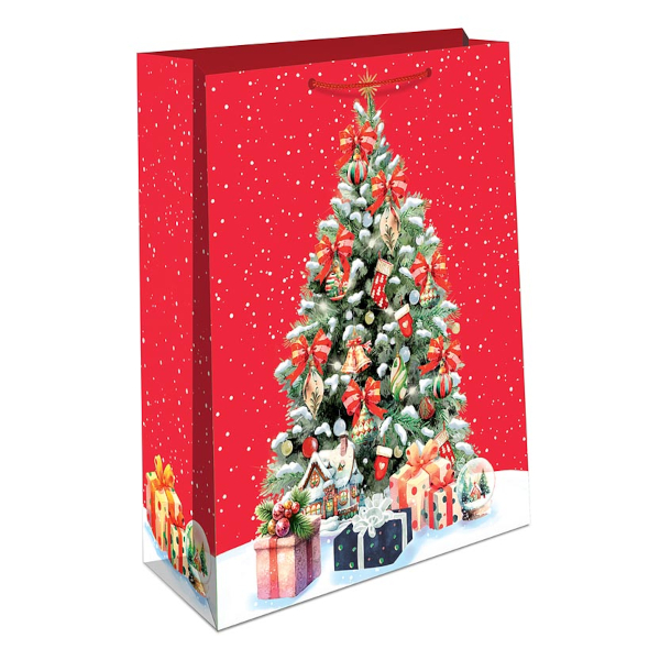 Пакет бумажный 42,5*33*10см "Елка-красавица" 0195.539 Арт Дизайн