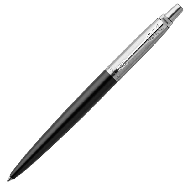 Ручка шар PARKER "Jotter Core Bond Street Black CT" синяя, черн.стал.корп., хром.отд, 1мм 1953184