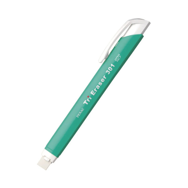 Ластик выдвижной Penac "Tri Eraser" треуг., пластик, зеленый ET0401-29