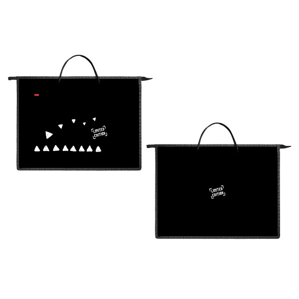 Папка с ручками А3 1отд., пластик, молния "Limited edition" AMn_09098 Hatber