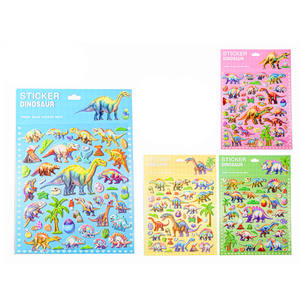 Наклейки декоративные "Ушастик" 10,3*23,8см, ассорти  M-20631 MAZARI ТМ