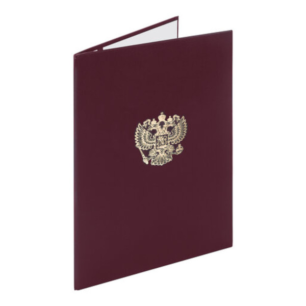 Папка адресная "Basic" А4 бумвинил, бордовая 129576 Staff