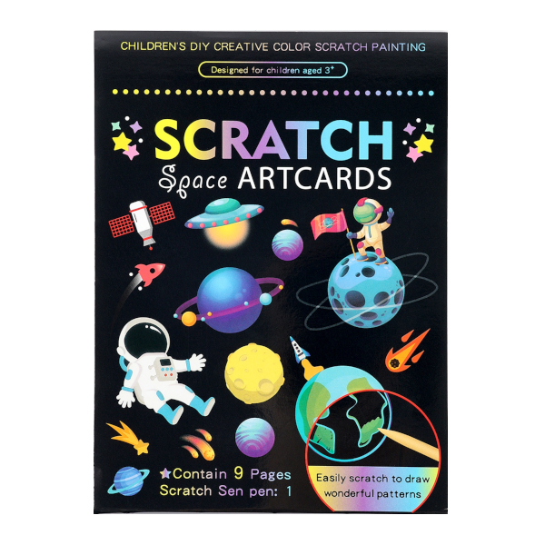Набор для творчества "Скретчинг. Космос" гравюра А5, 9л, пакет 10934012