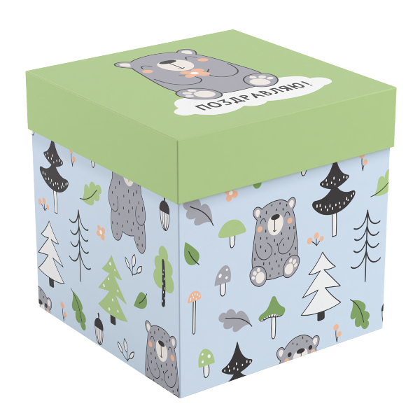 Коробка складная 15*15*15см "Cute bear" MS_62563 MESHU