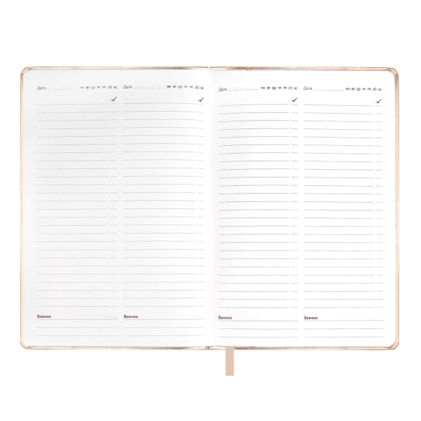 Ежедневник А5 не дат 320стр., Escalada "Вся жизнь - музыка" тв.обл., иск. кожа, серый 67735