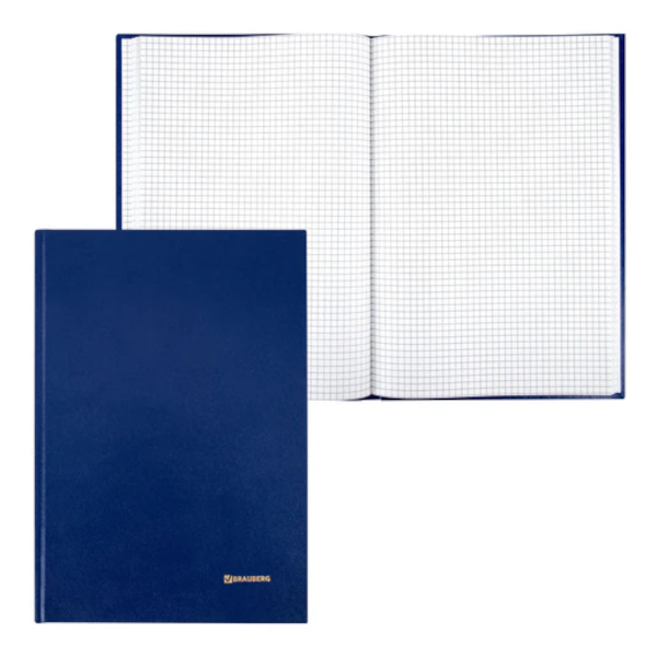Книга Учета 96л А4 клетка, офсет, тв. бумвинил 130069 Brauberg