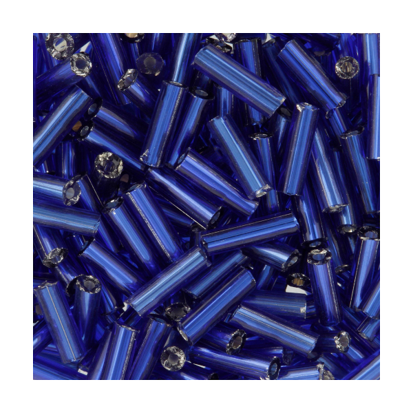 Бисер "Zlatka" стеклярус (0021-0049) №0028 т.синий 10гр GG3