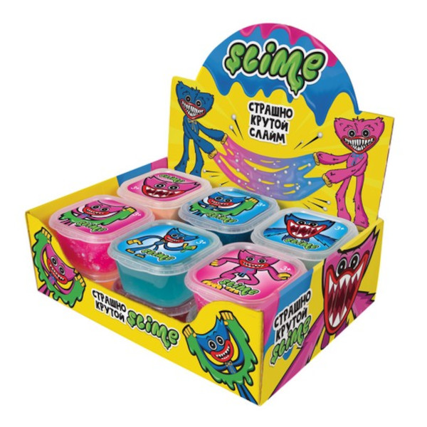 Слайм Slime "Хаги и Киси" 60г, ассорти SLM103
