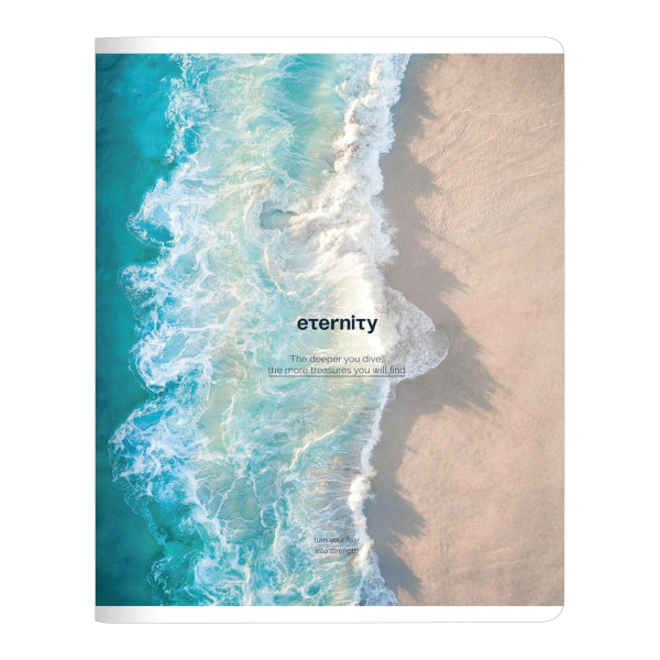 Тетрадь 48л А5 клетка "Ocean. Вечность" картон, рисунок N5357 Be Smart