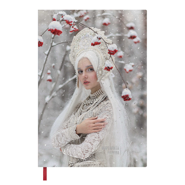 Ежедневник А5 не дат 240стр., Escalada "#Маргарита Карева. Рябина" интегр.обл., иск.кож 70664