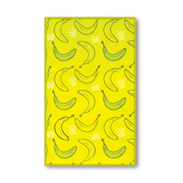 Блокнот с ручкой 48л А6 ДПС "Банан неон" в точку, спираль, мягк.пласт. 2526.П-23-912