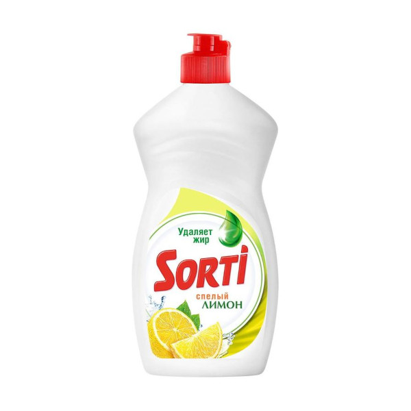 Жидкость для посуды "SORTI" Капля Лимон  450мл
