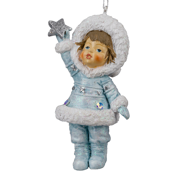 Украшение подвесное Erich Krause Decor "Девочка со звездой" 9см, полирезина 64544